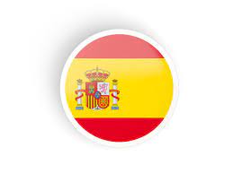 Rounded square vector national flag icons. Round Concave Icon Illustration Of Flag Of Spain