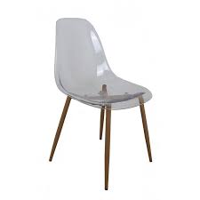 Très beau fauteuil dessiné par christophe pillet. Chaise Plexi Transparent Pieds Metal Facon Bois