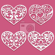 There are 41 herz vorlage for sale on etsy, and they cost $8.42 on average. Set Von Laserschnitten Herzen Sammlung Schablone Lacy Herzen Leinwandbilder Bilder Laubsagearbeiten Nubes Plotter Myloview De