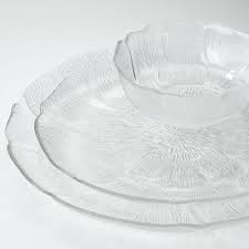 Beautiful piece for serving, display, or catering trays. Glass Dinnerware Rental Glass Dinner Plates Bowls Partysavvy