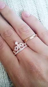 Exquisite Crown Shaped Ring White Gold Vintage Rings White Gold Engagement Rings Vintage Morganite Engagement Ring White