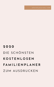 Terminkalender familienplaner 2021 familienkalender mit 6 spalten super beschreibbares papier. Die Schonsten Familienplaner 2020 Einfach Kostenlos Ausdrucken