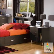 أجمل 10 تصميمات غرف نوم شباب 2015 لوكيشن ديزاين تصميمات ديكورات أفكار جديدة مصر Locationdesign Com Black Headboard Kids Bookcase Bedroom Sets
