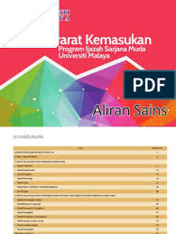 Untuk penentuan aliran sains akan ditentukan oleh pihak kms berdasarkan keputusan spm pelajar dan kouta selepas pengesahan pendaftaran pelajar 26/7/2021. Buku Syarat Kemasukan Ijazah Dasar Um Aliran Sains Baru 2015