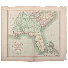 The air travel (bird fly) shortest distance between florida and north carolina is 928 km= 577 miles. Georgia Florida North Carolina South Carolina And Tennessee 1806 Cary Map Home Decor Posters Prints Home Garden Worldenergy Ae
