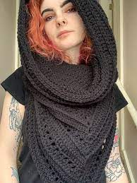 Wild Oleander Hooded Scarf Pattern By Andrea R Williams Crochet Hooded Scarf Pattern Crochet Hooded Scarf Pattern Free Hooded Scarf Pattern