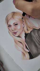 Stunning Copic Marker Art Inspired by Rosé