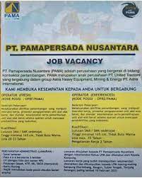 Foto copy ktp & kk 6. Lowongan Kerja Pt Pamapersada Nusantara Blog Mekanik Alat Berat