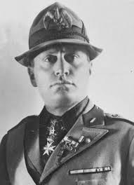 Then on april 20, 1945, he disbanded his government offices. Benito Mussolini
