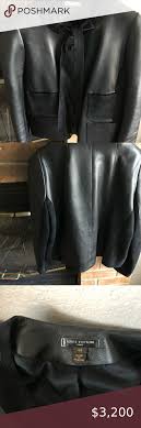 Louis Vuitton Leather Jacket Suede Pocket Leather Leather Jacket