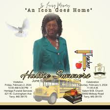 Hattie Summers Obituary January 26, 2024