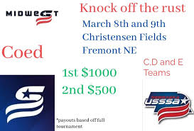 Coed Knock off the Rust , Christensen Field Fremont Ne, 8 March 2025