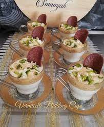 Vermicelli Pudding Cups Recipe By Sumayah Recipe Sweet Meat Recipe Indian Desserts Recipes