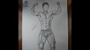 تعلم رسم طريقة رسم عضلات جسم الرجل how to draw man muscles how to draw muscles mask pictures drawings