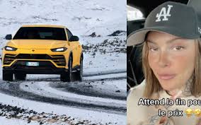 Une Québécoise dévoile le prix des pneus d'hiver pour sa Lamborghini