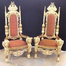 King And Queen Royal Wedding Themes Queen Chair King Chair