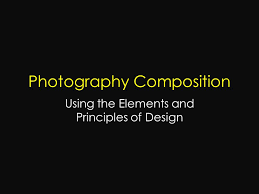 Engaging photos rely on order, and the main elements that bring and emphasize order in a composition are: Photography Composition Using The Elements And Principles Of Design Ppt Download