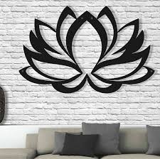 Our 3d wall art looks great anywhere in the house, kitchens, lounges, hallways, you name it!. Amazon Com Metal Wall Art Lotus Flower 3d Wall Silhouette Metal Wall Decor Home Office Decoration Bedroom Living Room Decor Sculpture 18 W X 12 H 46x31cm Everything Else