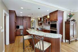 They are often used in spacious kitchens as well as in open kitchen designs. 35 Curved Kitchen Island Ideas Photos Home Stratosphere