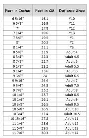 Nfinity Cheer Shoe Size Chart Best Picture Of Chart