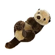 Aurora World Miyoni Sea Otter Plush Toys Flirts Animal Plush Toys Baby Stuffed Animals Sloth Stuffed Animal
