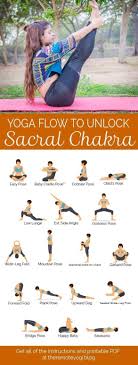 Yoga For The Sacral Chakra Free Printable Pdf Yoga For You Sacral Chakra Yoga Yoga Flow Sequence