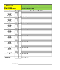 40 Free Timesheet Templates In Excel Á… Templatelab