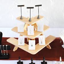 The Plain 3 Tiered Stand Wood Tiered Shelf Cupcake Stand Etsy In 2020 Wooden Shelves Wood Display Stand Candle Displays