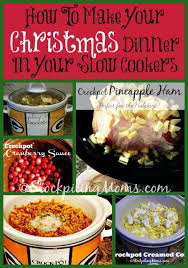 How To Make Your Christmas Dinner In Your Slow Cookers Breakfast Crockpot Recipes How To Cook Ham Crockpot Christmas