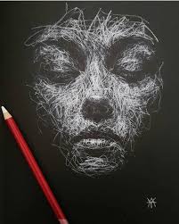 Art Sharing Page On Instagram Creator Credit Lizyahmet Follow Us For More Posts Art Black And White Art Drawing Portrait Drawing Black Paper Drawing