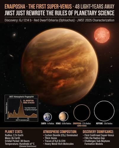 🪐 48 LIGHT-YEARS AWAY · A WORLD ALMOST THREE TIMES WIDER THAN EARTH IS  HIDING BENEATH A BLANKET OF TOXIC HAZE · AND THE JAMES WEBB SPACE TELESCOPE  JUST REVEALED WHAT IT