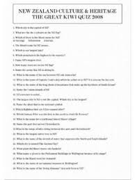 Let's solve these free printable trivia questions and answers with fun in order to hold the driving gear among your friends, family, and competitors. New Zealand Culture Heritage The Great Kiwi New Zealand Culture Amp Heritage The Great Kiwi Pdf Pdf4pro