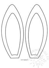 Free printable bunny ears template. 18 Bunny Ear Templates Ideas Bunny Ears Template Easter Bunny Ears Bunny Ear