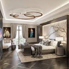 The Circles Light Fixture Very Unusual Modern Master Bedroom Luxurious Bedrooms Master Bedroom Interior