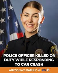 A 25-year-old police officer in California was killed in the line of duty  as she was trying to help the victims in a car crash. azfamily.tv/3L6Hh6c
