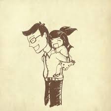 There Are No Perfect Fathers But A Father Will Always Love Perfectly Dad Drawing Father S Day Drawings Cute Couple Drawings