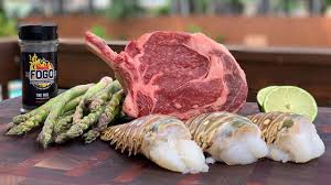 Last updated on mar 7, 2020 by urban tastebud. Cowboy Ribeye Steak And Lobster Tails Surf N Turf Recipe For Mother S Day 4k Youtube