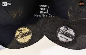New Era Blank Caps 59fifty And 9fifty In Black Da Cave Store Singapore