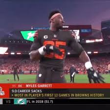 I ask that you please watch the whole video before the browns steelers game ended with one of the craziest fights in nfl history. Myles Garrett Gifs Get The Best Gif On Giphy