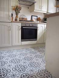 How To Lay Vinyl Floor Tiles Revamp A Tired Kitchen Vinyl Flooring Kitchen Patterned Kitchen Tiles Kitchen Floor Tile Patterns