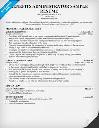 Benefits Administrator Resume Short Essay Resume Resume Template Professional