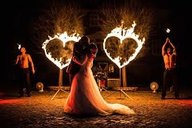 Feuershow Zur Hochzeitsfeier Fire Wedding Show Entertainment Boda Fun