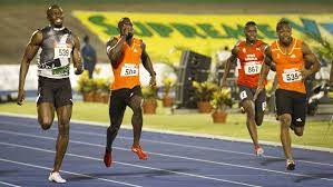Men's 100m freestyle heats women's 200m butterfly men's 200m breaststroke. Yohan Blake Beats Usain Bolt In 200 Meter Sprint At Jamaican Olympics Trials The World From Prx