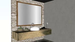 rustic bathroom sink table 3d warehouse