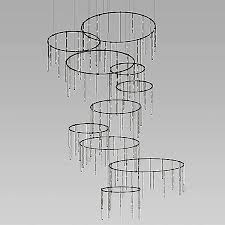 Shop now for our low price guarantee and expert service. Suspenders Vertical Ring Matrix With Crystal Ladder Light By Sonneman Lighting At Lumens Com