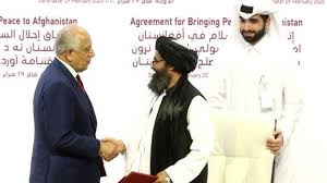 While in power in afghanistan, the taliban became notorious internationally for their misogyny and violence against women.their stated motive was to create a secure environment where the chastity and dignity of women may once again be sacrosanct, reportedly based on pashtunwali beliefs about living in purdah. Us Taliban Sign Historic Deal On Afghanistan S Future World Others Kerala Kaumudi Online