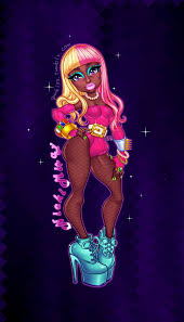 Nicki Minaj Monster High For Asia This Is In Nicki Minaj Cartoon Nicki Minaj Monster Nicki Minaj Drawing pinterest