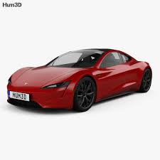 Tesla Roadster 2020 3d Model Vehicles On Hum3d