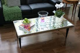 It took a little longer than expected but i think it was worth it! Diy Mirrored Coffee Table Julie Loves Home