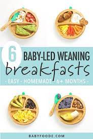 6 Baby-led Weaning Breakfast Ideas Easy To Make - Baby Foode Recipe Baby Led Weaning First Foods Baby Led Weaning Breakfast Homemade Baby Foods